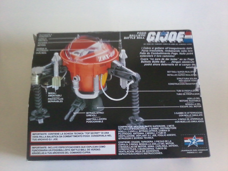 Gi Joe Pogo Ballistic Battle Ball Nuovo In Scatola 2015-016