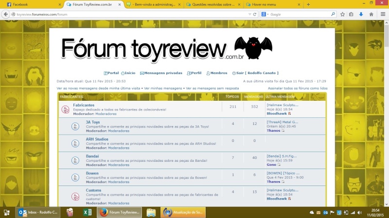 E8ECEE - Cor do hover dos fóruns Menus10