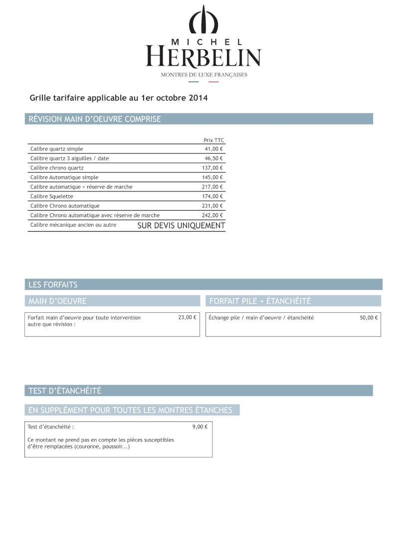 herbelin - Michel Herbelin...retour d'expèrience amère... - Page 2 Tarif_12