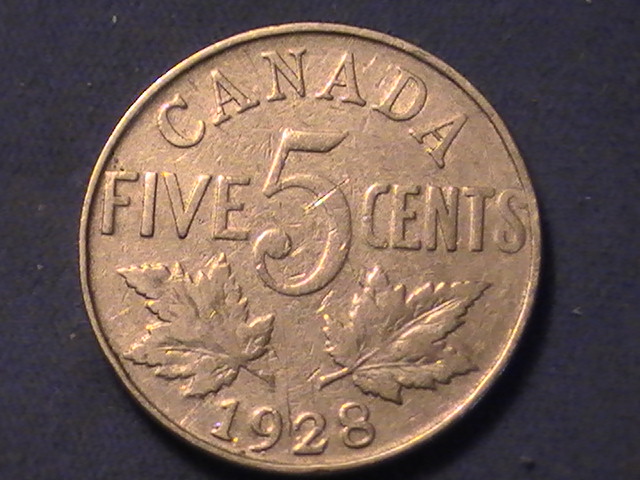 1928 - Éclat de Coin Point sous le 9 (Die Chip Dot under 9) 00122