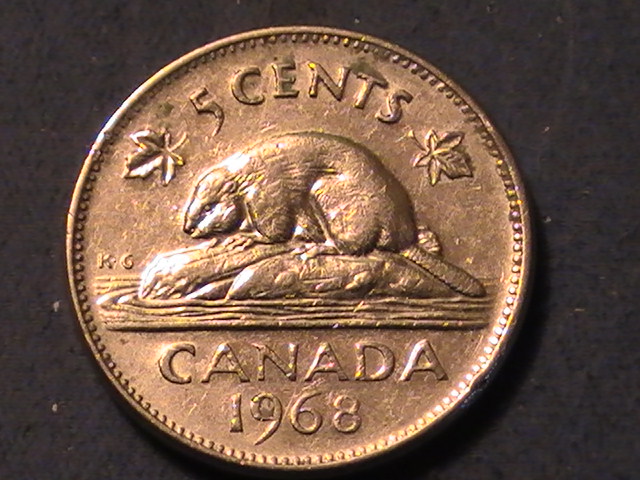 1968 - Coin Détérioré Dbl. KG (Die Deterioration Dbl. KG) 00517
