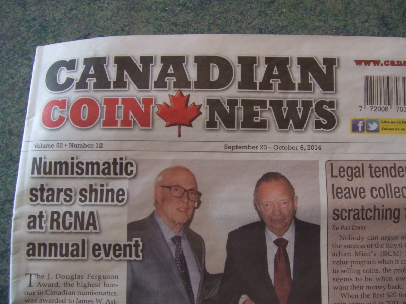Article Canadian Coin News, Options de Certifications D'erreurs. Dscf0532