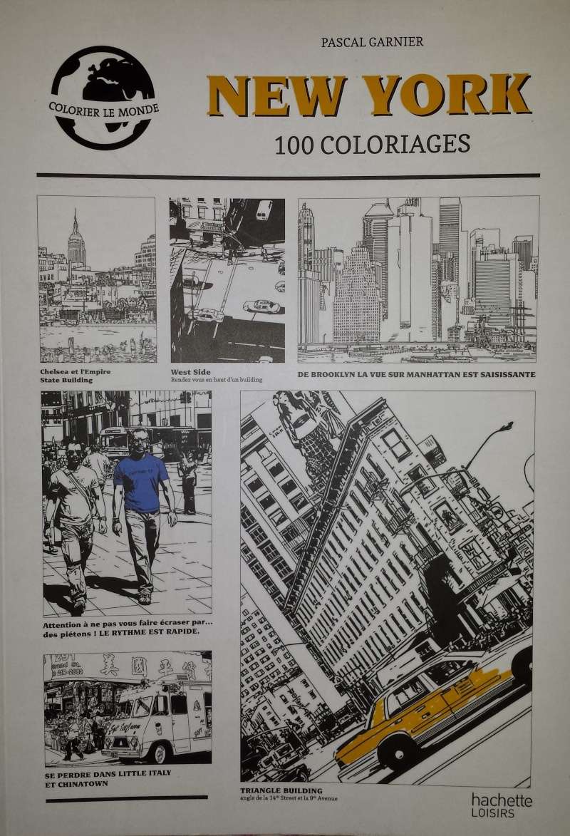 Colorier le monde : new york 100 coloriages 20150315