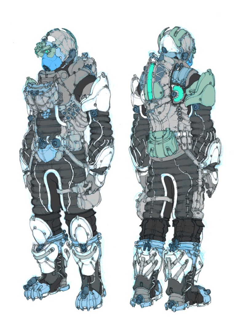 Space Suit Model Scapha12