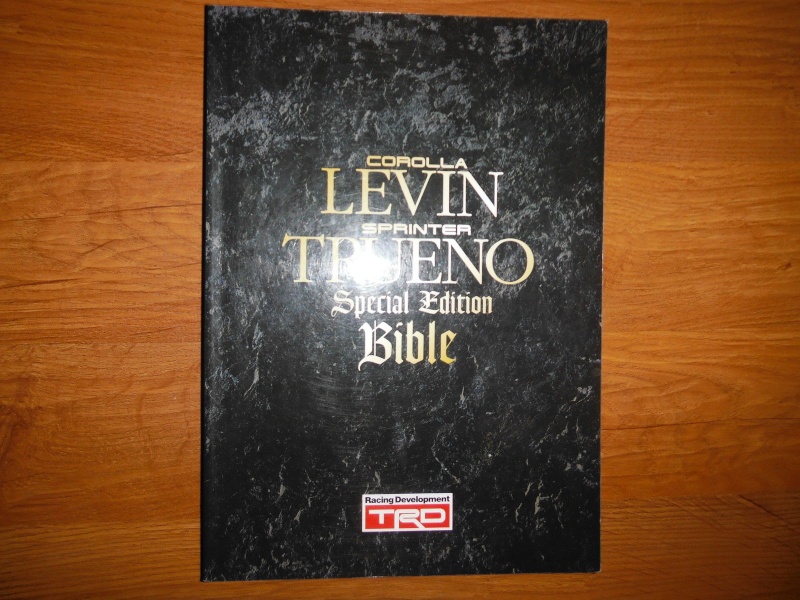 Very Rare TRD Corolla Levin Sprinter Trueno Bible Book _5710
