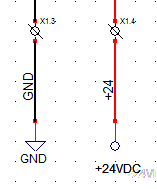 Utilisation des VCC et GND  Gnd-vc10