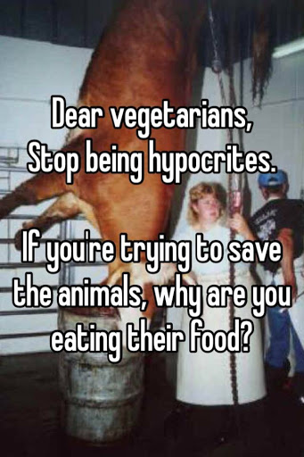 Why vegetarians/vegans are hypocrites... C5d99110