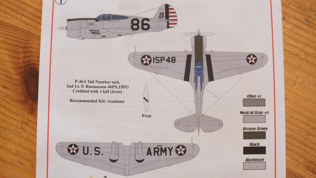 P-36A  1/48 Academy (réf.12238) "Pearl Harbor defender" TERMINÉ  Dscf3719