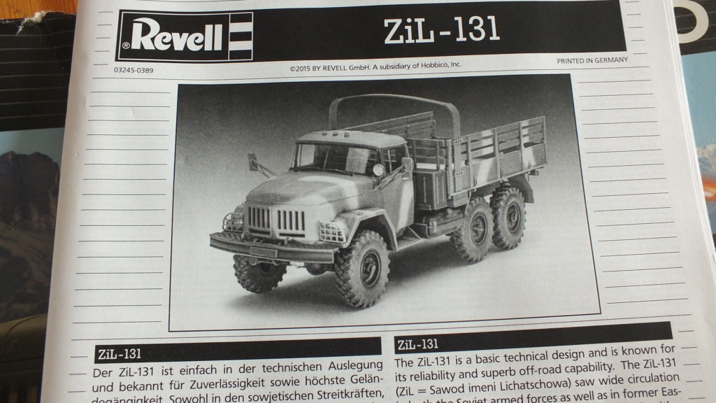 Zil-131  Revell  réf:03245 1/35. (Re-box ICM) TERMINE  Dscf3737