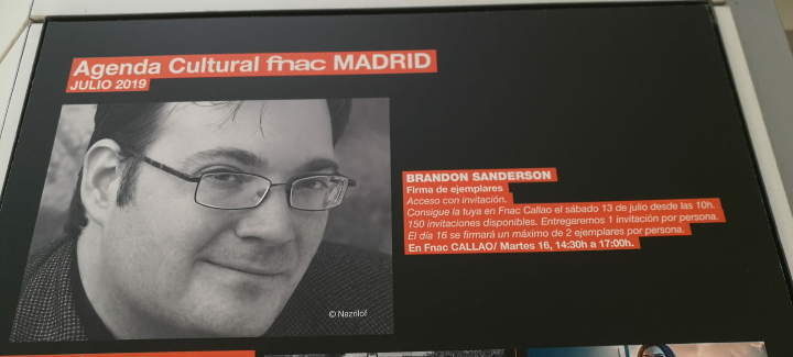 Brandon Sanderson nos visita en Madrid no nos lo podemos perder. Img_2010