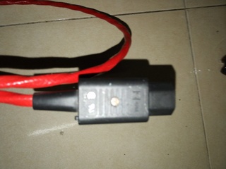 Belden 83803 red power cord(Sold) Part_111