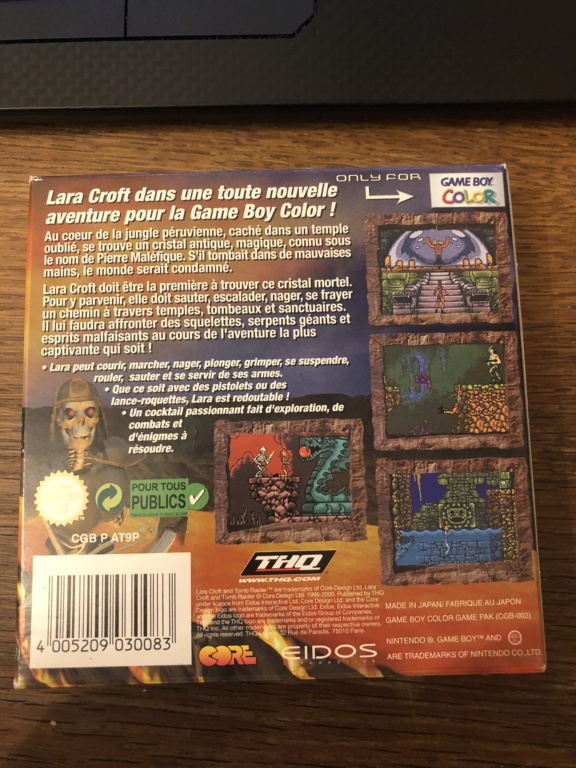 Doute sur authenticité boite de jeu Tomb Raider Game Boy Color Img_6915
