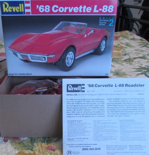 1968 Corvette L88 427, Revell 1/25!  00383