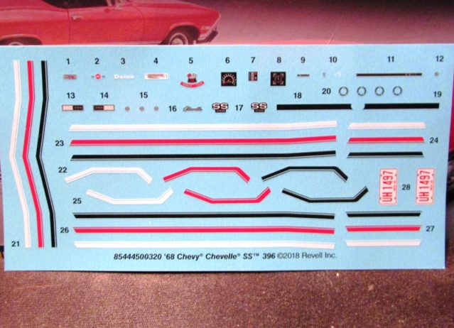 REvell 1968 Chevelle SS396 03110