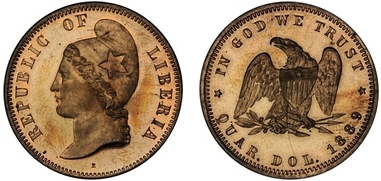 1 Dollar 1961 - Liberia Cent10