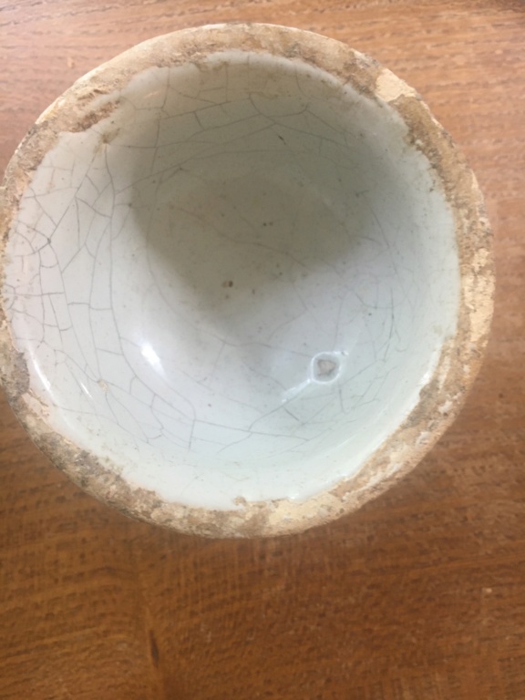 Celadon crackle glaze small pot Img_4926