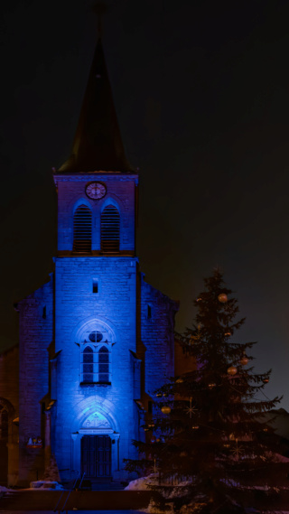 L'église bleue... + le 16/9 P1840012