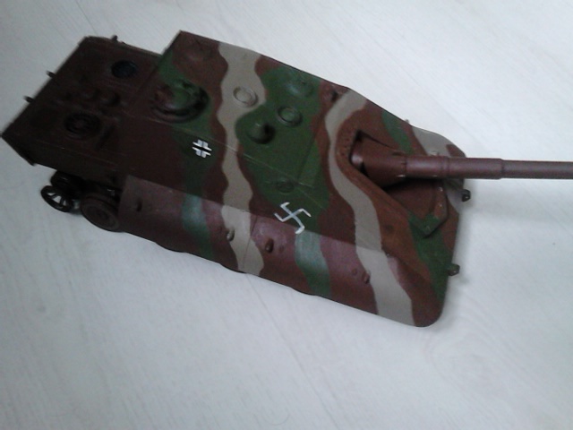 jagdpanzer E100 trumpeter 1:35 fini Dsc_6524
