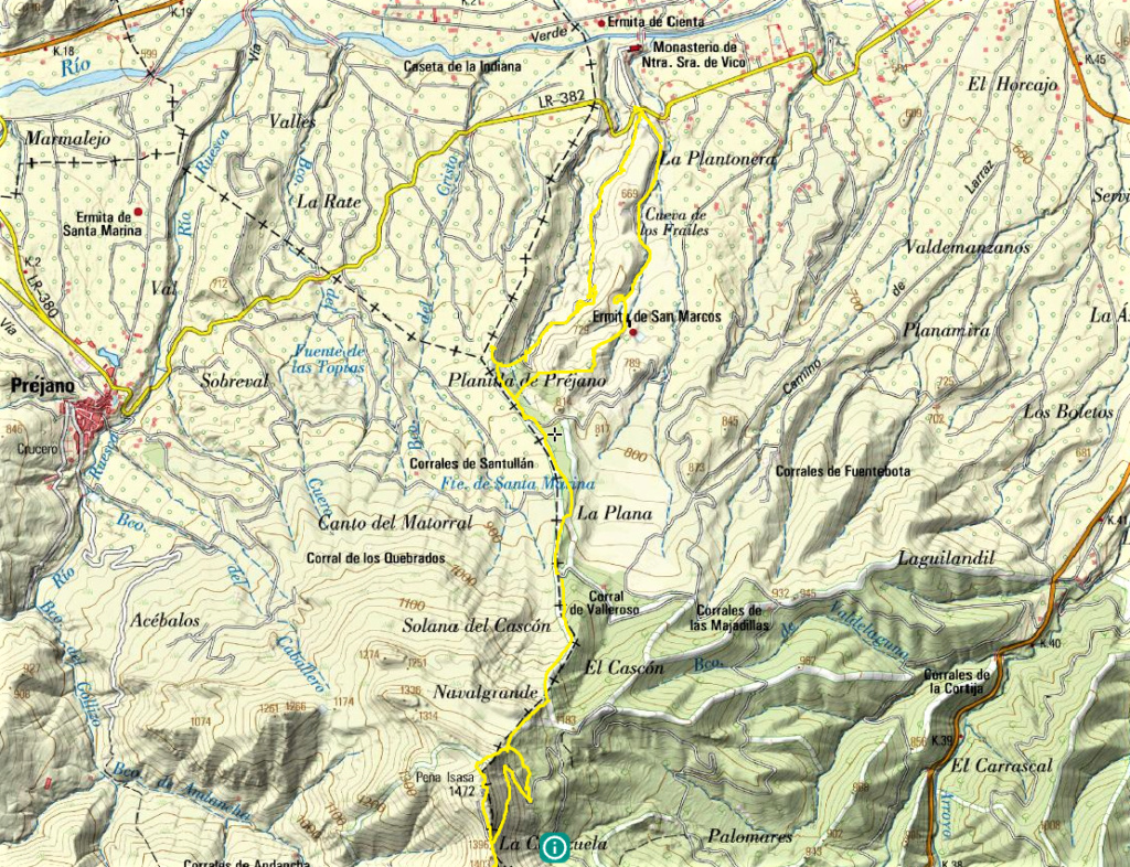 Peña Isasa desde el Vico. 11_map12