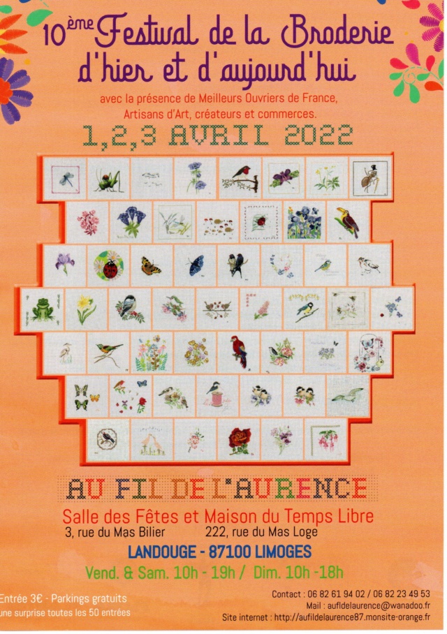 10 ème Salon exposition de broderie à Limoges- Landouge Liv12011