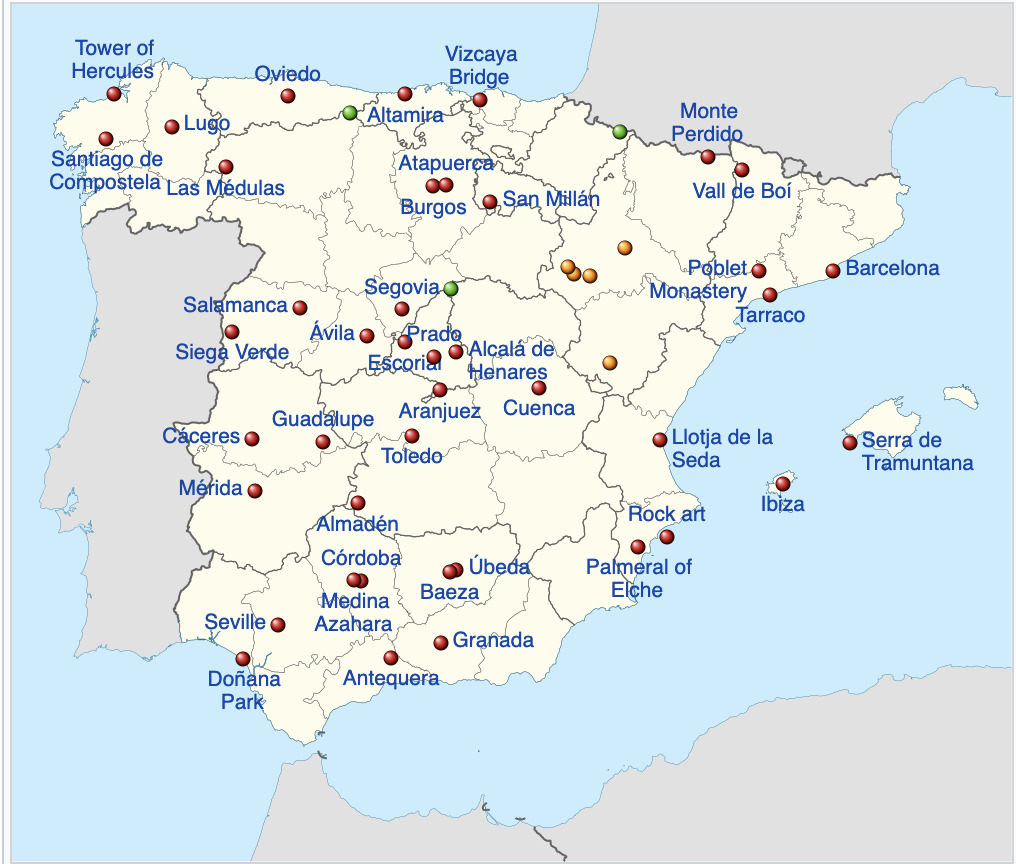 Los pueblos y ciudades más bonitos de España Map10