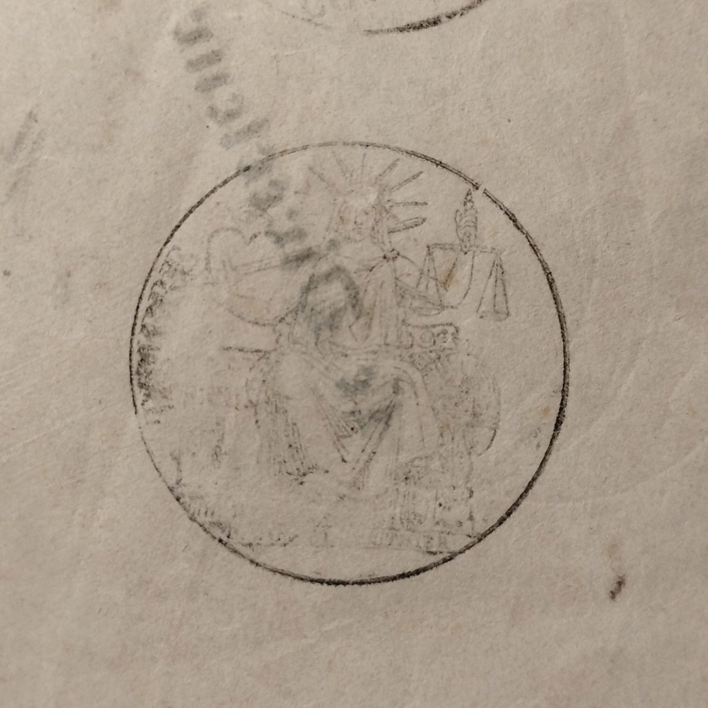 Signification de timbres humides_Chemin de fer 1853 16922811