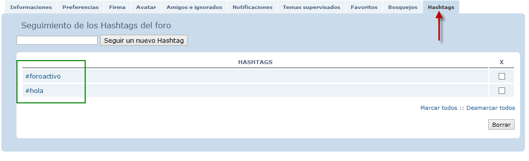 Cómo usar Menciones y Hashtag en el foro 29-09-13