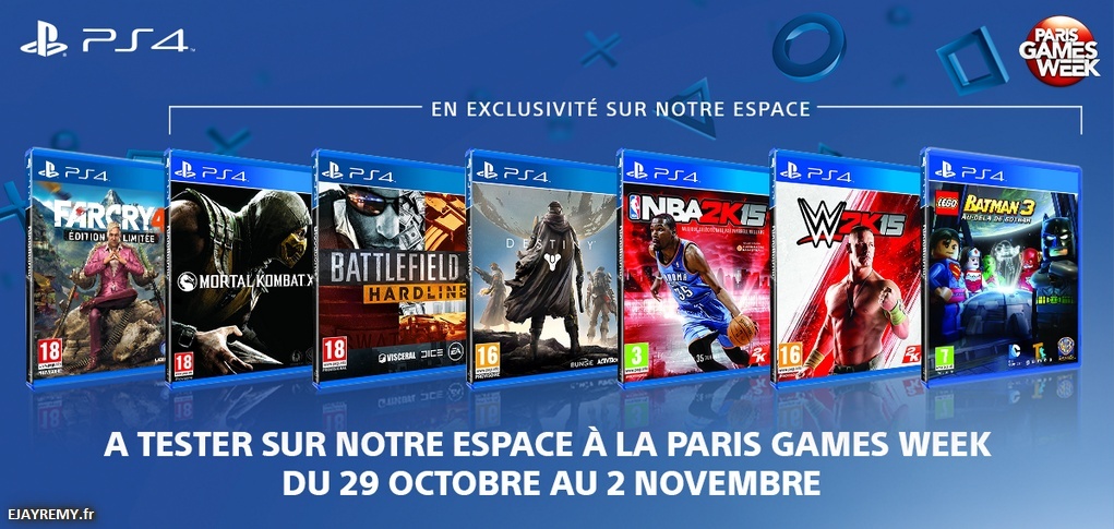 Line-up PlayStation à la Paris Games Week 2014 Captur25
