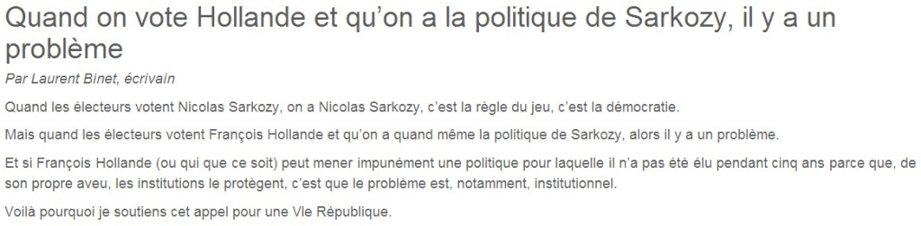 Je signe pour la 6e République + Déclaration de Marie George Buffet + Diverses signatures et appels (politiques, associatifs, intellectuels), signatures collectives (Socialistes affligés, militants PCF, Nouvelle Donne, syndicalistes)  06_qua10