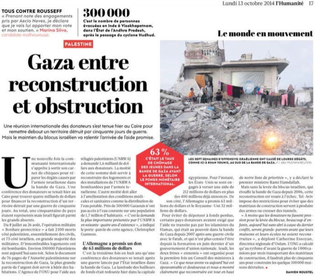 Gaza entre reconstruction et obstruction (Humanité) Gaza_e10