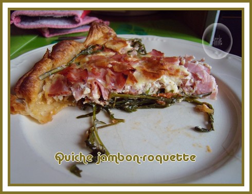 Quiche au jambon et à la roquette + photos  2010_014