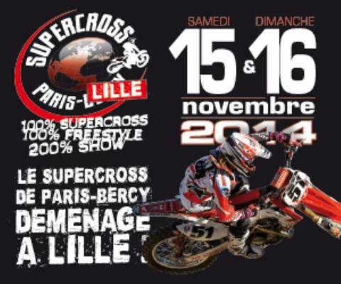 Supercross à Lille avec l'équipe Palmi Superc10