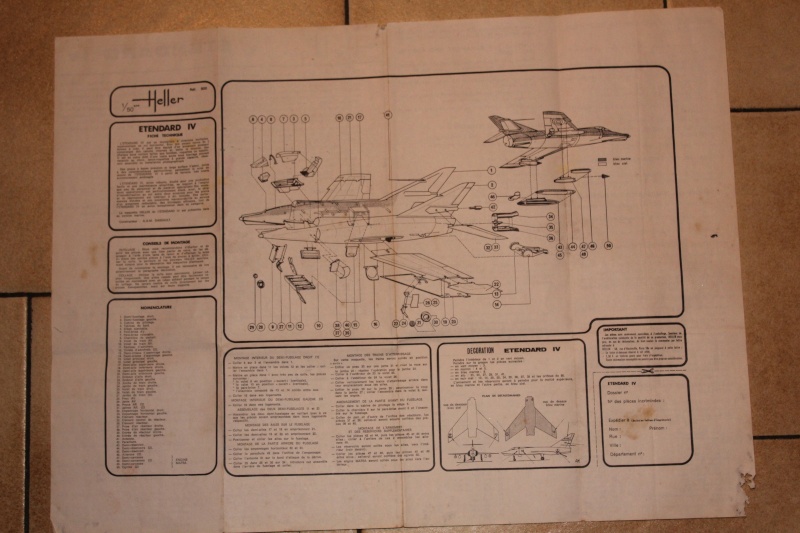 DASSAULT ETENDARD IV 1/50ème Réf  L 794 Img_2511