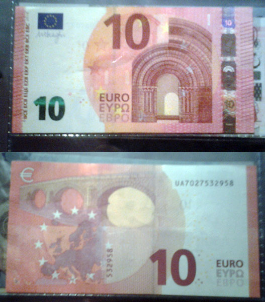 Nouveau billet de 10 Euro 10zoro10