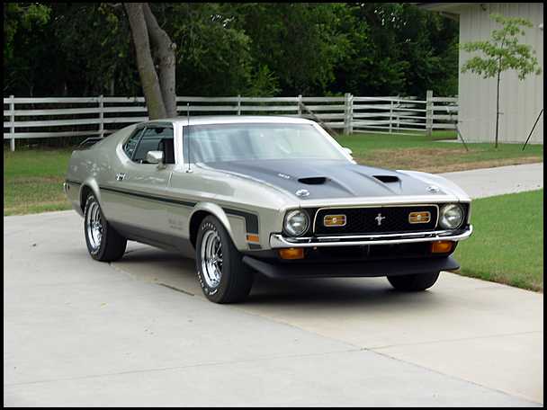 Restauration Mustang Mach 1 1971 terminée Ch101011