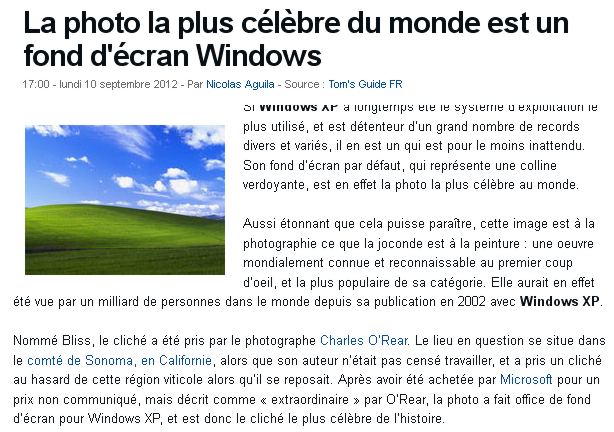 quelle est la photo la plus célèbre ? surprenant Wincel10