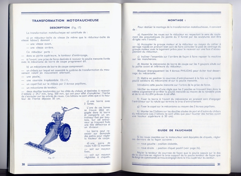 renovation motoculteur/rotobineuse We1710