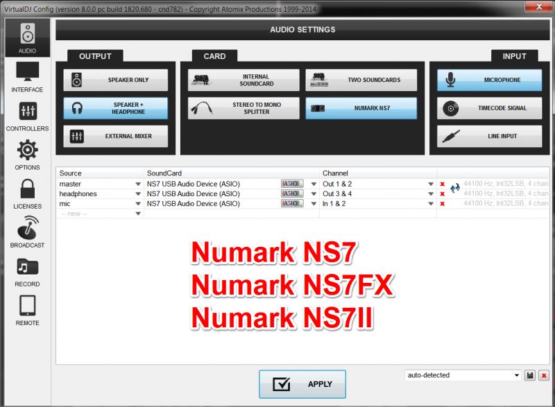 Virtual DJ 8 e Controller Numark DJ 510