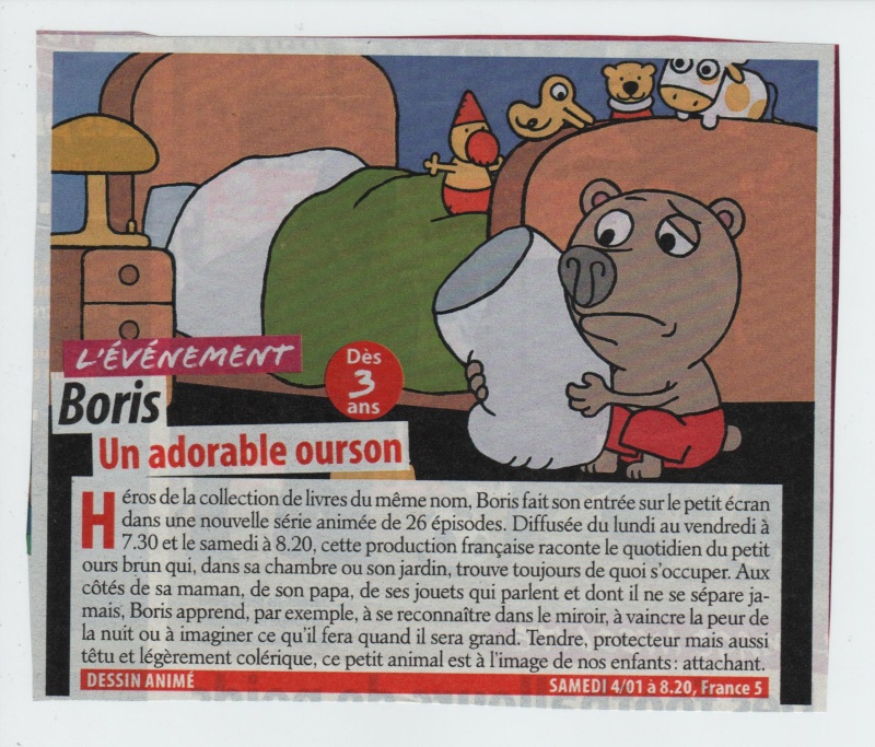 l'OURS au cinéma et dans le dessin animé - Page 4 Boris_10