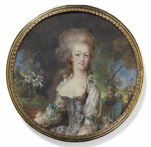 Marie Antoinette, portraits par Pierre-Adolphe Hall (Peter Adolf Hall) 10501810