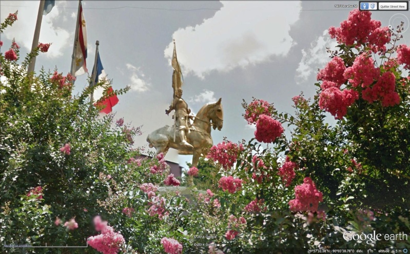STREET VIEW : Joan Of Arc, New Orleans - USA Sans_543