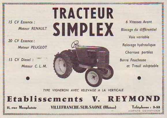 REYMOND SIMPLEX : les tracteurs et autres mototreuils - Page 2 Captu987