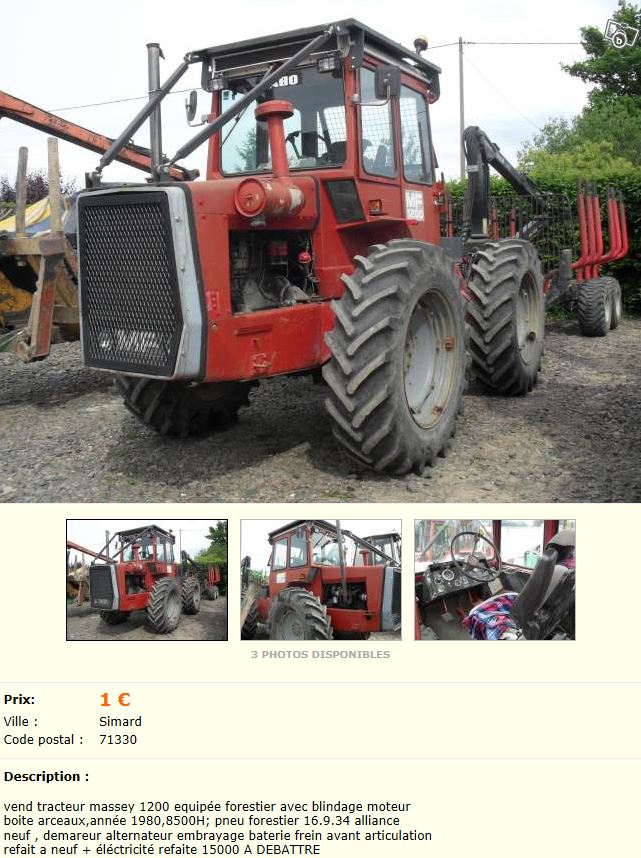 MASSEY-FERGUSON 1200 articulé Captur87