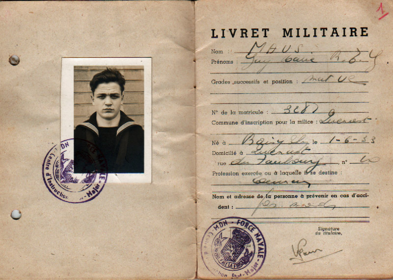 le Livret Militaire Livret12