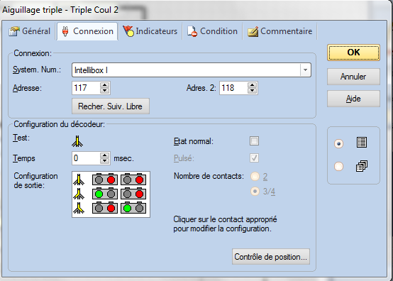 Aiguille triple Roco et logiciel RRTC Triple10