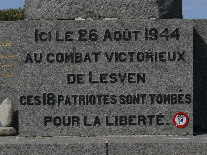 Les combats de Lesven en Finistère, 26 août 1944 P1120416