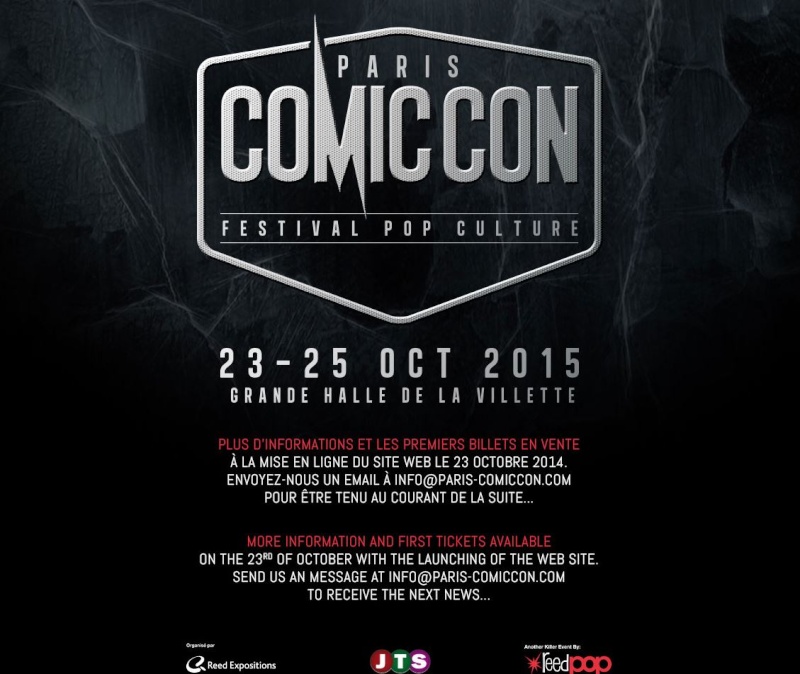 Paris Comic Con - Festival Pop Culture - Du 23 au 25/10/2015 Captur26