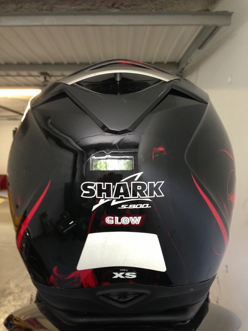 [VDS] Casque Shark S900 Glow noir et rouge Img_2816