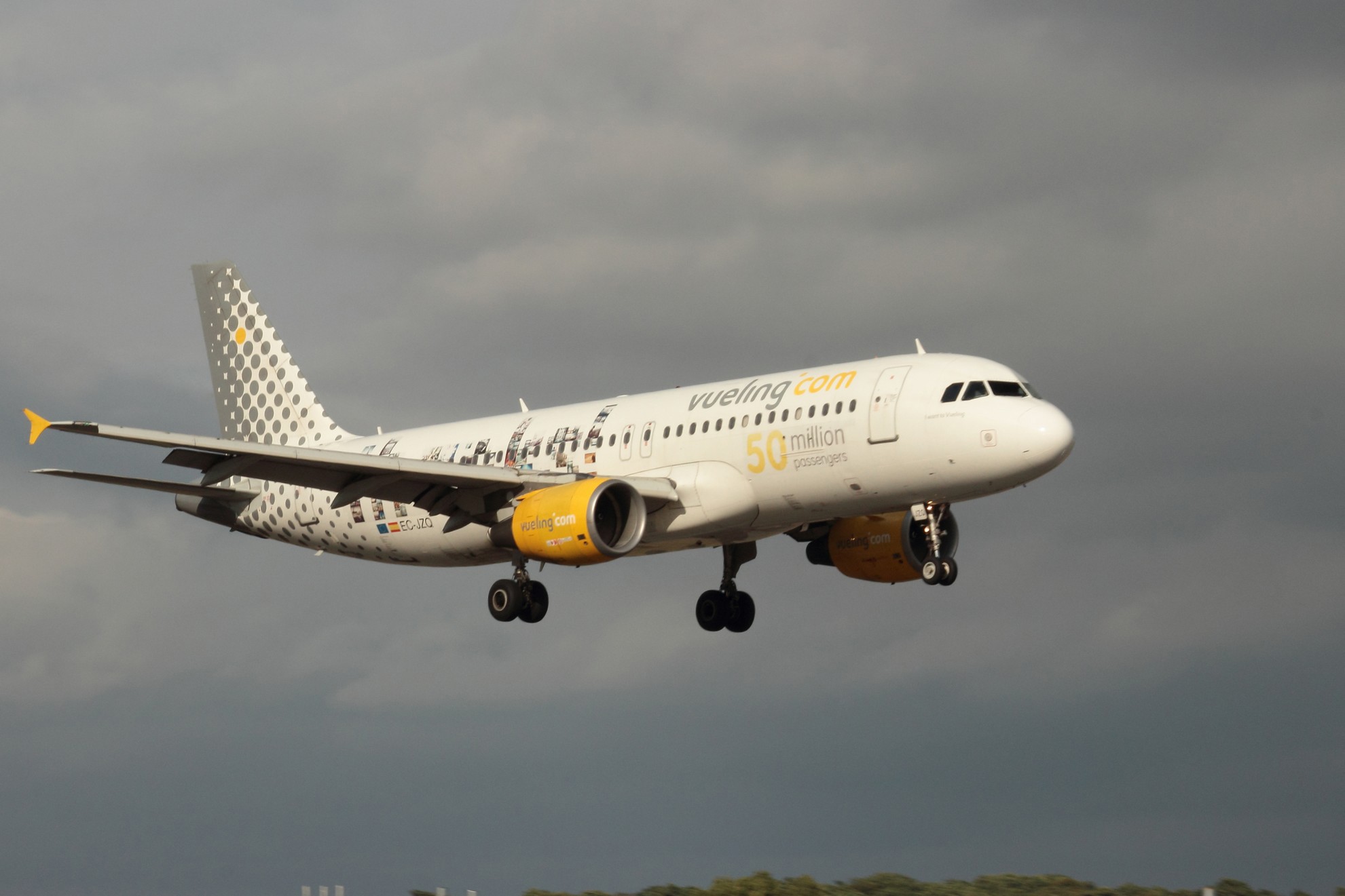 [13/07/2014] Airbus A320 (EC-JZQ) Vueling Airlines "I want to Vueling" Nantes22