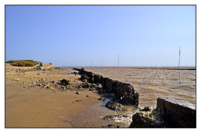 L'estuaire de la  Gironde, côté  Médoc (Juillet 2013) Infini12